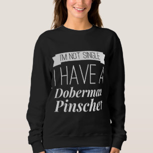Doberman Pinscher Boyfriend Fitted Scoop Sweatshirt