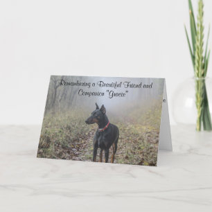 Doberman Pinscher Card