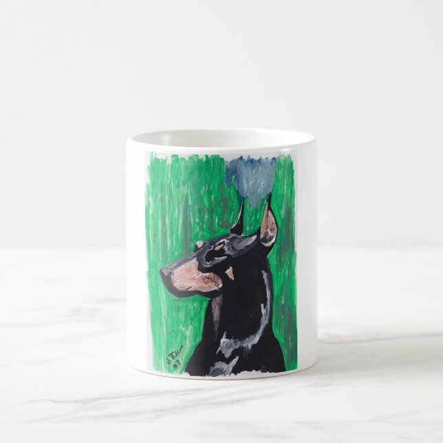 Doberman Pinscher Coffee Mug (Center)