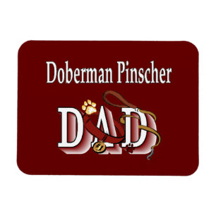 Doberman Pinscher Dad Magnet