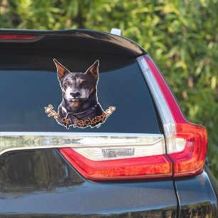 Doberman Pinscher Decal Dog Art Window Sticker