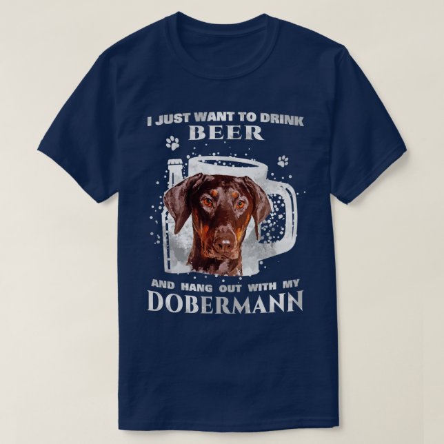 Doberman Pinscher Dobermann (5) T-Shirt (Design Front)