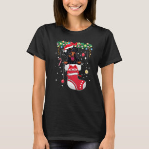 Doberman Pinscher Dog Christmas Dog Christmas Sto T-Shirt