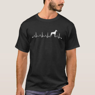 Doberman Pinscher Dog Heartbeat Ekg Dog Mom T-Shirt