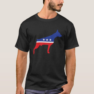 Doberman Pinscher Dog  Political Symbol Election M T-Shirt