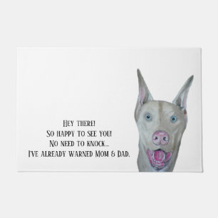 Doberman Pinscher Door Mat