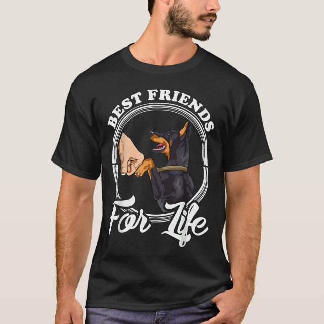 Doberman Pinscher Funny Doberman Lover  674 T-Shirt (Front)