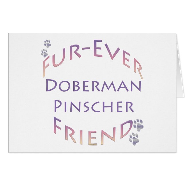 Doberman Pinscher Furever (Front Horizontal)