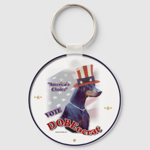 Doberman Pinscher Gifts Keychain