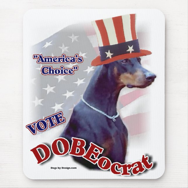 Doberman Pinscher Gifts Mouse Pad (Front)