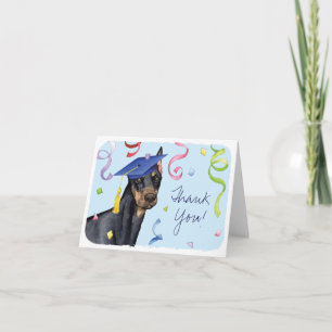 Doberman Pinscher Graduate Card
