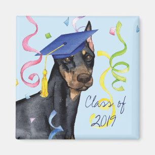 Doberman Pinscher Graduate Magnet