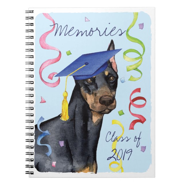 Doberman Pinscher Graduate Notebook (Front)