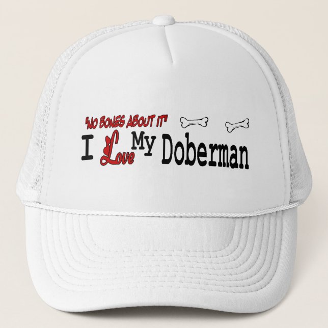 Doberman Pinscher (I Love) Hat (Front)