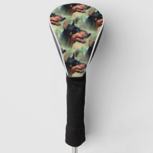 Doberman Pinscher in the Woods Golf Head Cover
