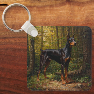 Doberman Pinscher Keychain