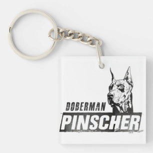 Doberman Pinscher Keychain