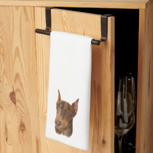 Doberman Pinscher Kitchen Towel