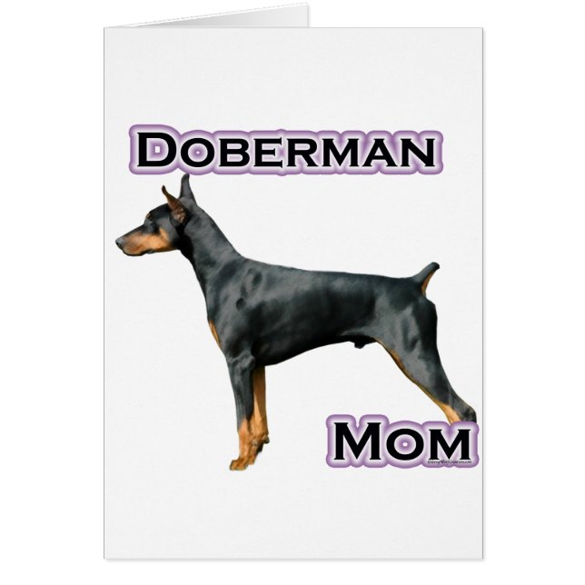 Doberman Pinscher Mom 4 (Front)