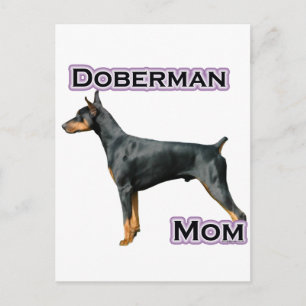 Doberman Pinscher Mom 4 Postcard