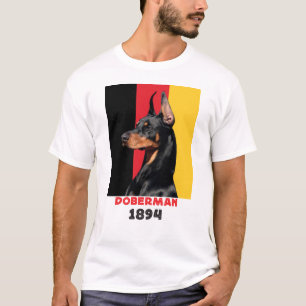 Doberman Pinscher  Mom Dad  1894 T-Shirt