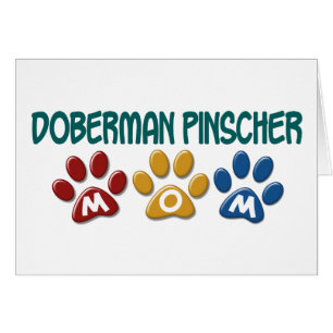DOBERMAN PINSCHER Mom Paw Print 1