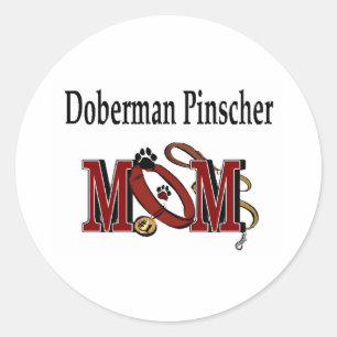 Doberman Pinscher Mom Sticker