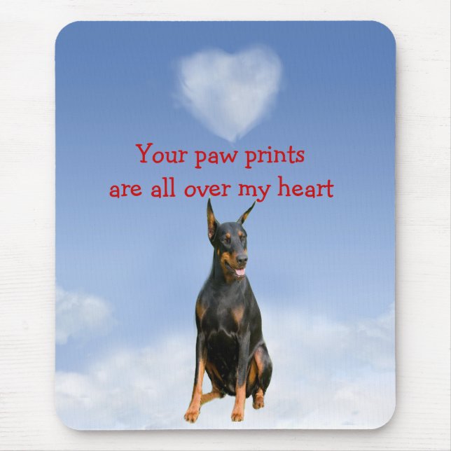 Doberman Pinscher Mousepad (Front)