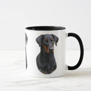 Doberman Pinscher- natural eared Mug