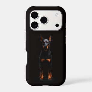 Doberman Pinscher Noir 4 Luxe iPhone 17 Pro, Gardi