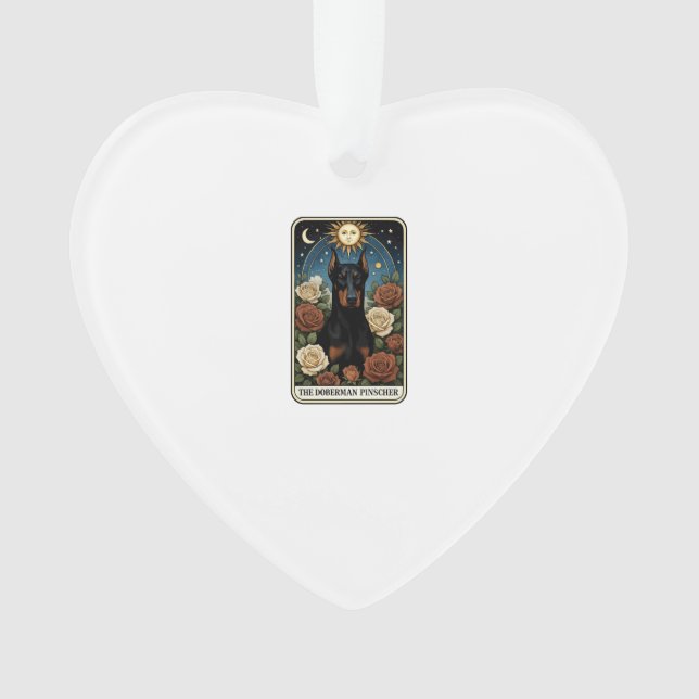 Doberman Pinscher Ornament (Front)