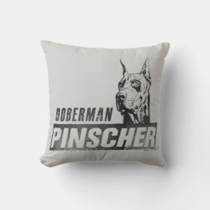Doberman Pinscher  Outdoor Pillow