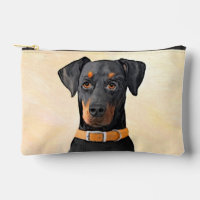 Doberman Pinscher Painting Dobie Uncropped Dog Art
