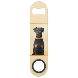 Doberman Pinscher Peinture non découpée Art origin