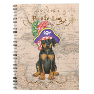 Doberman Pinscher Pirate Notebook