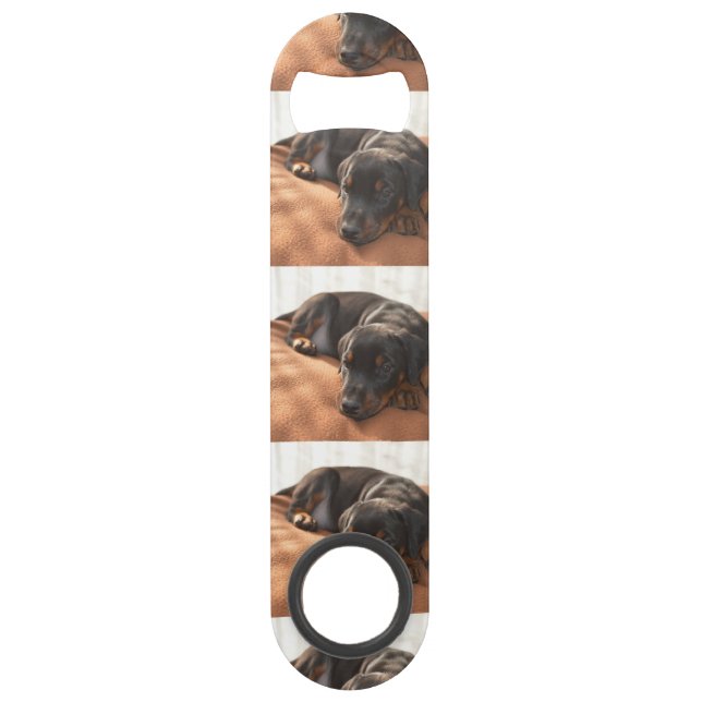 doberman-pinscher-puppy bar key (Front)