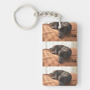 doberman-pinscher-puppy keychain