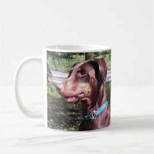 Doberman Pinscher Red Coffee Mug