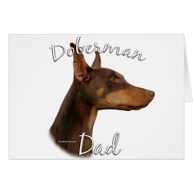 Doberman Pinscher (red) Dad 2 (Front Horizontal)