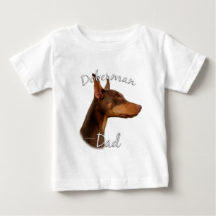 Doberman Pinscher (red) Dad 2 Baby T-Shirt