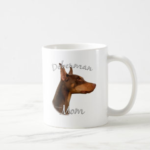 Doberman Pinscher (red) Mom 2 Coffee Mug