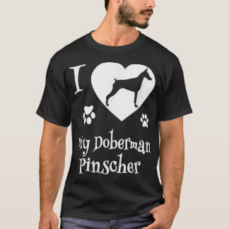 Doberman Pinscher Shirt Design for Doberman Dog Lo