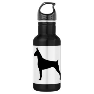 doberman pinscher silo black.png 532 ml water bottle