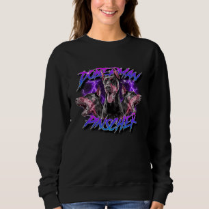 Doberman Pinscher Streetwear Bootleg Rap 90s Sweatshirt