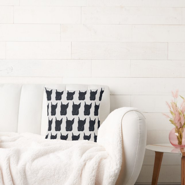 Doberman Pinscher Throw Pillow (Couch)