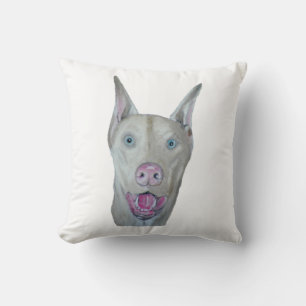 Doberman Pinscher Throw Pillow