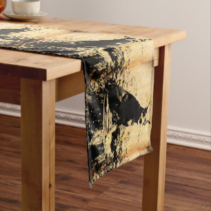 Doberman Pinscher Vintage Old Photo Short Table Runner