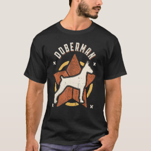 Doberman Pinscher Vintage Retro Classic Dog T-Shirt