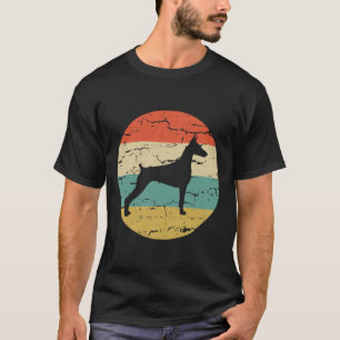 Doberman Pinscher Vintage Retro Dog Lover T-Shirt