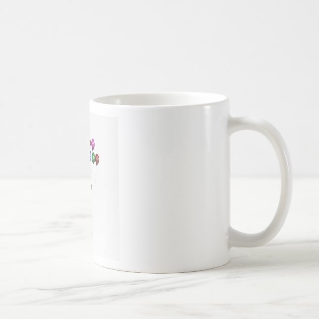 Doberman Pinscher wishing Happy New Year 2016 Coffee Mug (Right)
